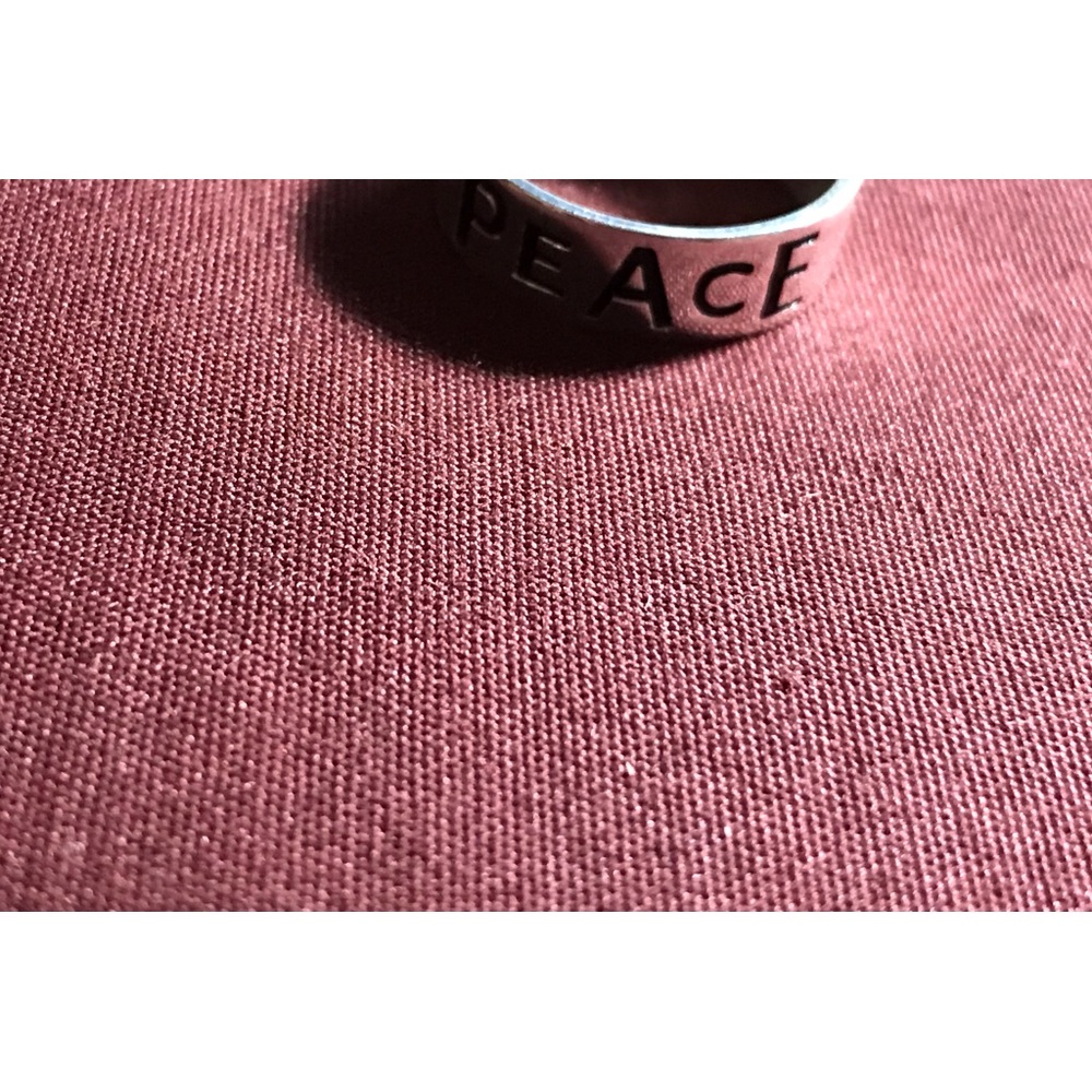Sterling Silver Peace Band Ring Size 8 - Picture 9 of 16